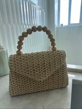 HAUTE HIPPIE women’s straw bag s/m size